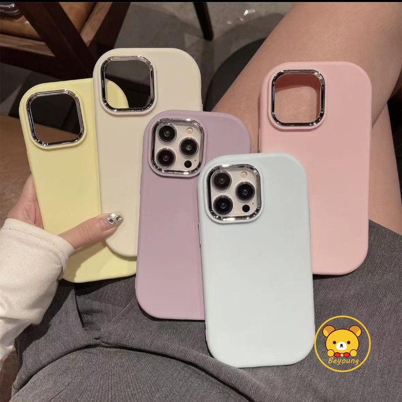 Ốp Điện Thoại Màu Kẹo Cho OPPO A95 A94 A93 A92 A79 A78 A77 A77s A74 A72 A60 A58 A57 A57E A57s A55 A54 A52 5G 4G Vỏ Mềm Chống Sốc Màu Trơn Dễ Thương