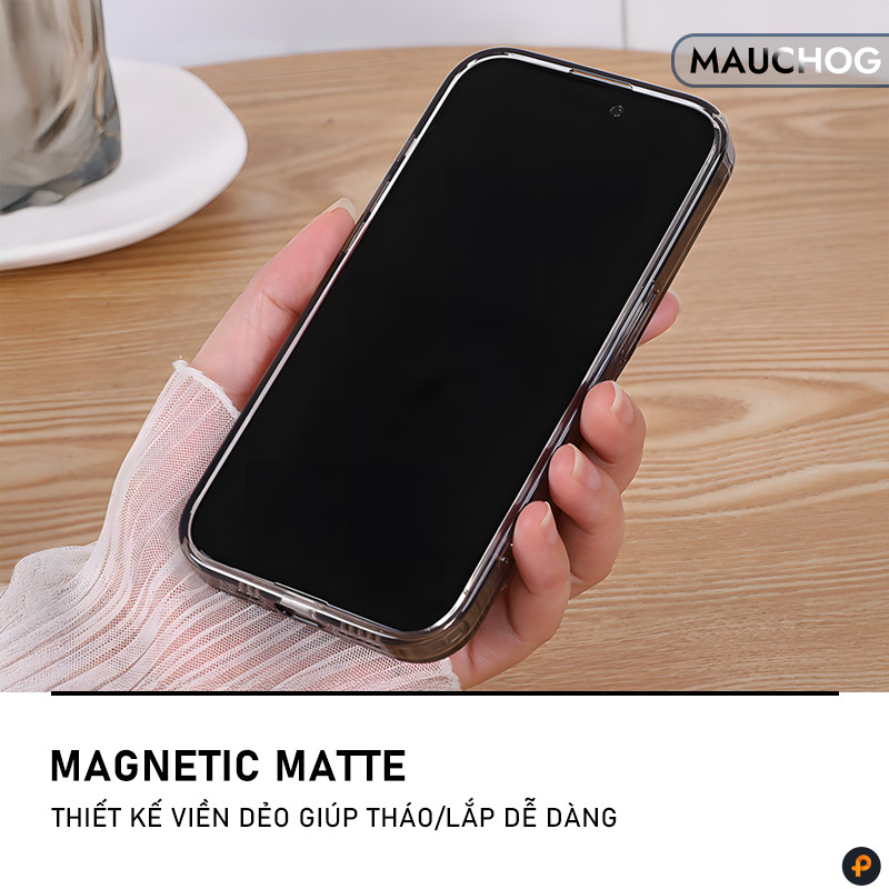 Ốp Nhám Mờ Chống Vân Tay Bảo Vệ Camera Chống Sốc Cho Điện Thoại iPhone 17 Pro Max 16 15 14 13