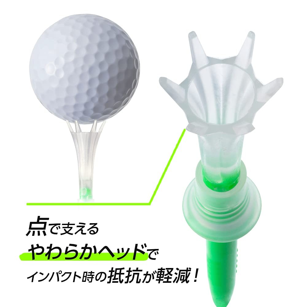 Tee Golf Điều Chỉnh Độ Cao Daiya – Tee Nhựa – Driver & Iron – Bền, Dễ Tìm