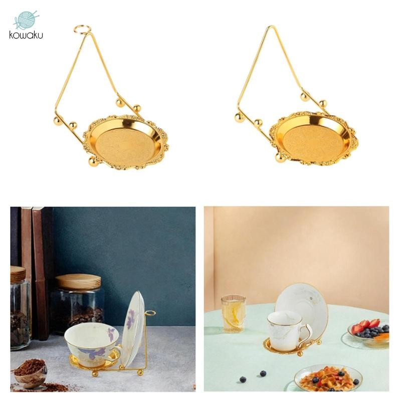 Giá đỡ cốc trà Mặt bàn lưu trữ Giá đỡ lưu trữ sắt Giá đỡ cốc cà phê