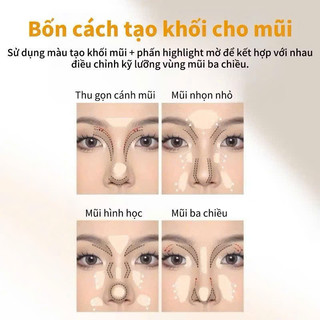 [NEW] Bảng Phấn Bắt Sáng Và Tạo Khối VEECCI Tự Nhiên Lâu Trôi Chống Nước 8.6g Bản Mới