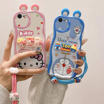 Ốp lưng iPhone 7 Plus iPhone 8 Plus Ốp lưng iPhone 7 Ốp lưng iPhone 8 Ốp lưng iPhone se (2020) Ốp lưng iPhone se (2022) Vỏ điện thoại mềm hình tai 3D dễ thương TY-EDNY