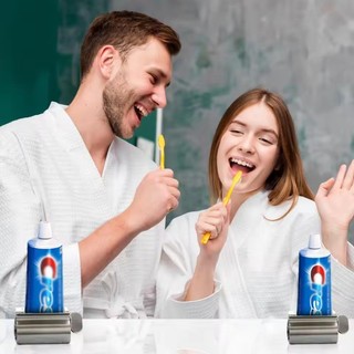 Chắc Chắn Bền Thép Không Gỉ Kem Đánh Răng Bóp Kẹp Di Động Xoay Được Loại Con Lăn Sữa Rửa Mặt Đồ Vệ Sinh Bóp