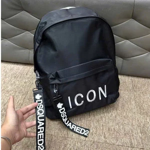 Balo I Con Mix Dây Khóa DSQ KCloset Cặp Sách Đựng Laptop Sách Vở Chất Dù Chống Nước NA752