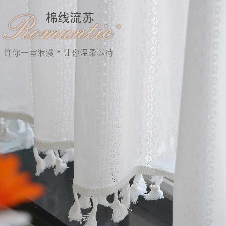 Rèm bếp ngắn kiểu Pháp, rèm ngắn trong suốt kiểu Hàn Quốc, rèm nửa cửa sổ bay chặn ánh sáng, bảo mật, có thể tùy chỉnh