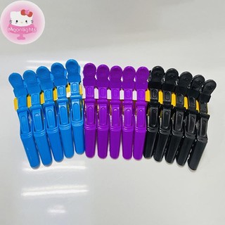 Moonlights 5 Cái / lốc Nhựa Làm Tóc Kẹp Móng Vuốt Phần Cá Sấu Kẹp Cắt Tóc Cho Salon Tạo Kiểu Tóc Phụ Kiện Kẹp Tóc EN