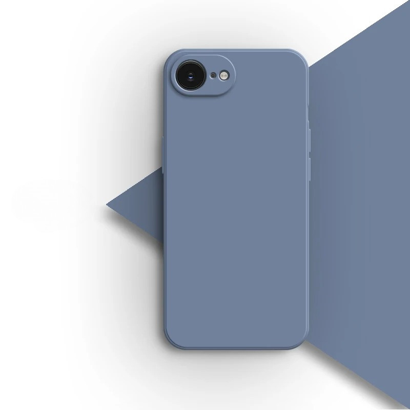 Ốp Điện Thoại TPU Mềm Silicon Lỏng Vuông Cho iPhone 16/16 Pro/16 Pro Max/16 Plus/16e, Chống Vân Tay, Bảo Vệ