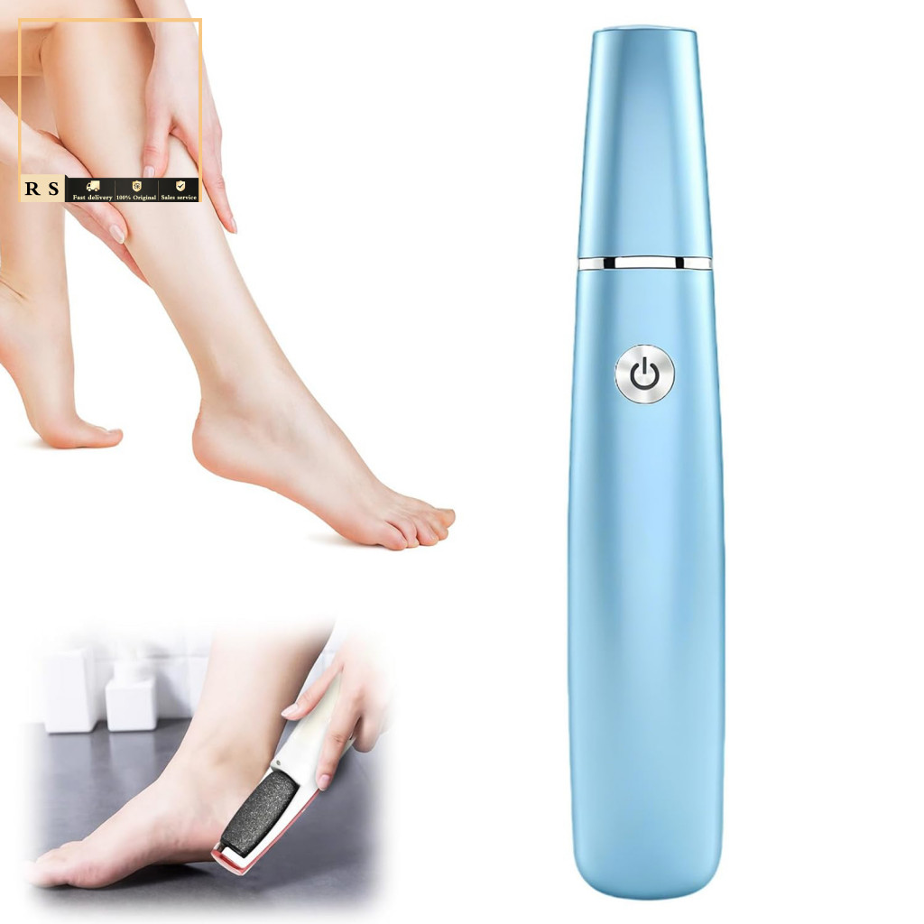 Máy mài chân Máy chà chân Máy tẩy vết chai điện di động cho bàn chân mịn 2 tốc độ với 360° Đầu lăn hoàn hảo cho giày cao gót nứt da chết