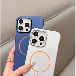Ốp Điện Thoại Sạc Không Dây Cho iPhone 16 15 14 13 12 11 Pro Max Slim Frameless Cứng PC Ốp Lưng