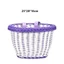 Giỏ đựng xe đạp trẻ em NEWIDEA, Túi đựng xe đạp mây 23 * 20 * 16cm / 20 * 16,5 * 16cm / 27 * 24cm Túi đựng xe đạp, Phụ kiện xe đạp chất lượng cao Túi đựng xe đạp
