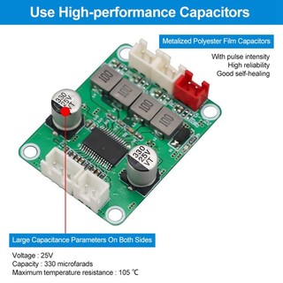 Tpa3118d2 Bảng khuếch đại âm thanh nổi kỹ thuật số 30W & 30W 2.0 Kênh Khuếch đại Mô-đun khuếch đại âm thanh DC 12-24V