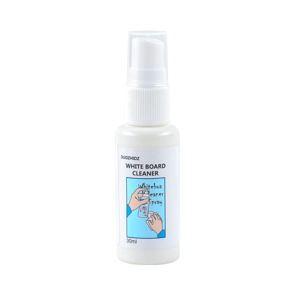 Tẩy Trắng Ban Vệ Sinh Xịt 3.4oz Trắng Bụi Chai Xịt Cho Lớp Học Đồ Dùng Học Tập Giáo Viên Bảng Trắng 3.4 Fl Oz Board Cleaner Mùi Thấp 30ml