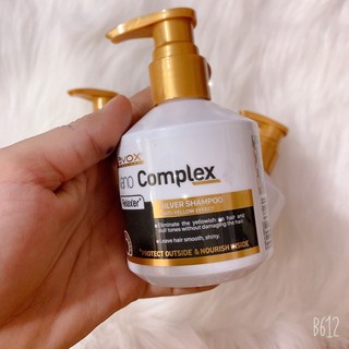 Dầu gội tím khử vàng LAVOX NANO COMPLEX Silver Shampoo 200ml ( New ) [ TN ]