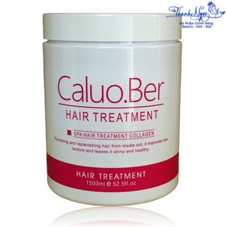 Dầu hấp ủ tóc siêu mượt collagen Caluo.Ber Hair Spa Treatment 1500ml [ TN ]
