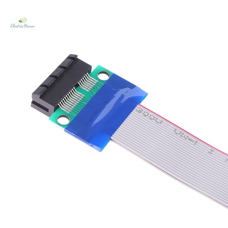 [Nhà Điện] PCI Expres X1 PCI E Riser Card Extender Extension Ribbon Linh Hoạt Relocate Ribbon PCIE Cáp Nối Dài Bộ Chuyển Đổi mới