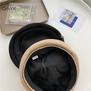 Nhà Máy Thời Trang Phong Cách Hàn Quốc Thanh Lịch Mùa Đông Dễ Thương Gấu Chắc Chắn Mũ Nồi Len Họa Sĩ Mũ Nồi Mũ QrhYK