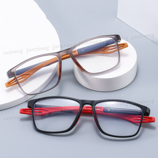 Thể Thao Siêu Nhẹ TR90 Thể Thao Chống Bức Xạ Kính Đọc Sách Thời Trang Chống Ánh Sáng Xanh Kính Khung Thể Thao Unisex