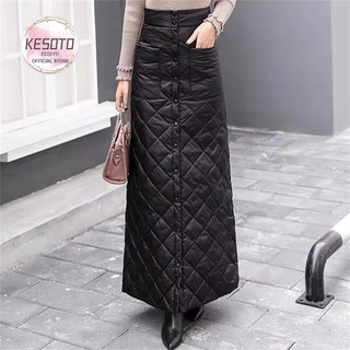 Phụ Nữ Xuống Váy Nút Đóng Eo Cao Mặc Du Lịch Ngày Lễ Đường Phố
