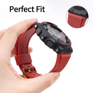 Dây đeo đồng hồ cao su TPU đầy màu sắc cho Casio cho G-shock GM-110 GA110 GA-200 400 700 800 GD-110 AQS810W GW8900 Dây đeo đồng hồ nam Vòng đeo tay silicon Thể thao chống nước