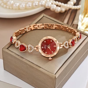 Đồng hồ đeo tay giả đá quý phong cách Hàn Quốc dành cho nữ Đồng hồ đeo tay nhỏ và thời trang Nữ sinh trung học cơ sở Đồng hồ tối giản dành cho nữ