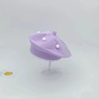 Mũ mùa thu đông JKDESIGN, Mũ beanie mềm mại và thân thiện với da bằng sợi Acrylic, Mũ beanie chống gió dày dễ thương cho trẻ em ngoài trời