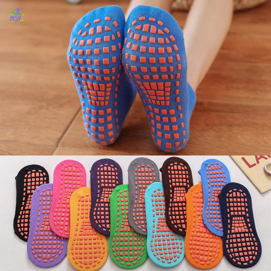 Tất tập Yoga chống trượt dành cho nữ có đáy silicon Tất chắc chắn cho hoạt động tại nhà trong nhà