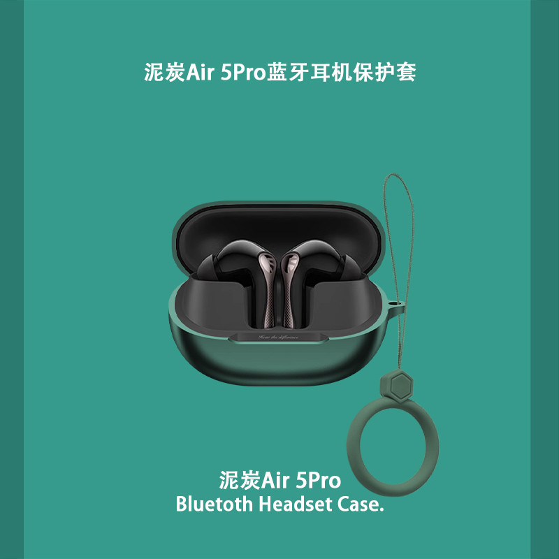 Dành Cho SoundPEATS Air 5 / Air 5 pro / Air 5 Lite Vỏ Tai Nghe Silicon Vỏ Mềm Bảo Vệ Tai Nghe Chống Sốc Có Móc