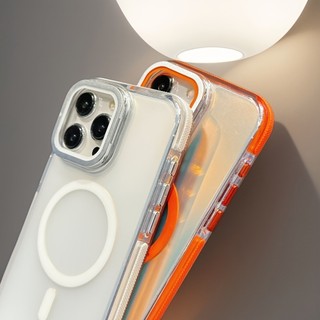 Với màng ống kính giá đỡ kim loại chống trượt và chống va chạm ẩn màu sắc thay đổi cho IPhone 16 15 14 13 12 11 Pro Max Plus với kết hợp mềm và cứng từ tính mạnh mẽ