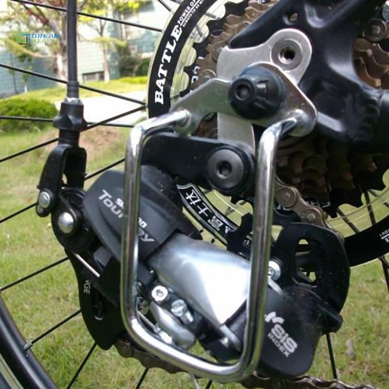[Dream] Bộ bảo vệ xích Derailleur phía sau bằng thép có thể điều chỉnh Bảo vệ hộp số xe đạp đường núi mới