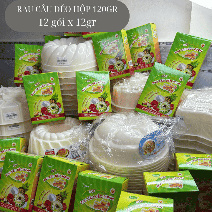 Rau Câu Giòn 25gr x 10 gói, Rau câu Dẻo 10gr x 12 gói, Rau câu Dừa 10gr ...