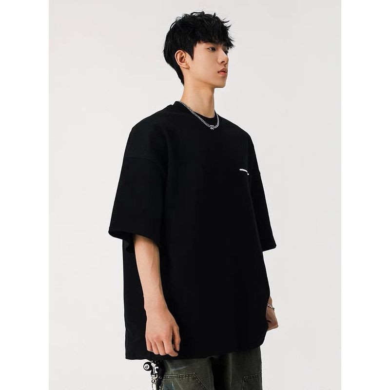 ThaliaWisp Unisex Quá Khổ In Chữ Áo Thun Mùa Hè Thường Ngày Rời Phù Hợp Với Tee