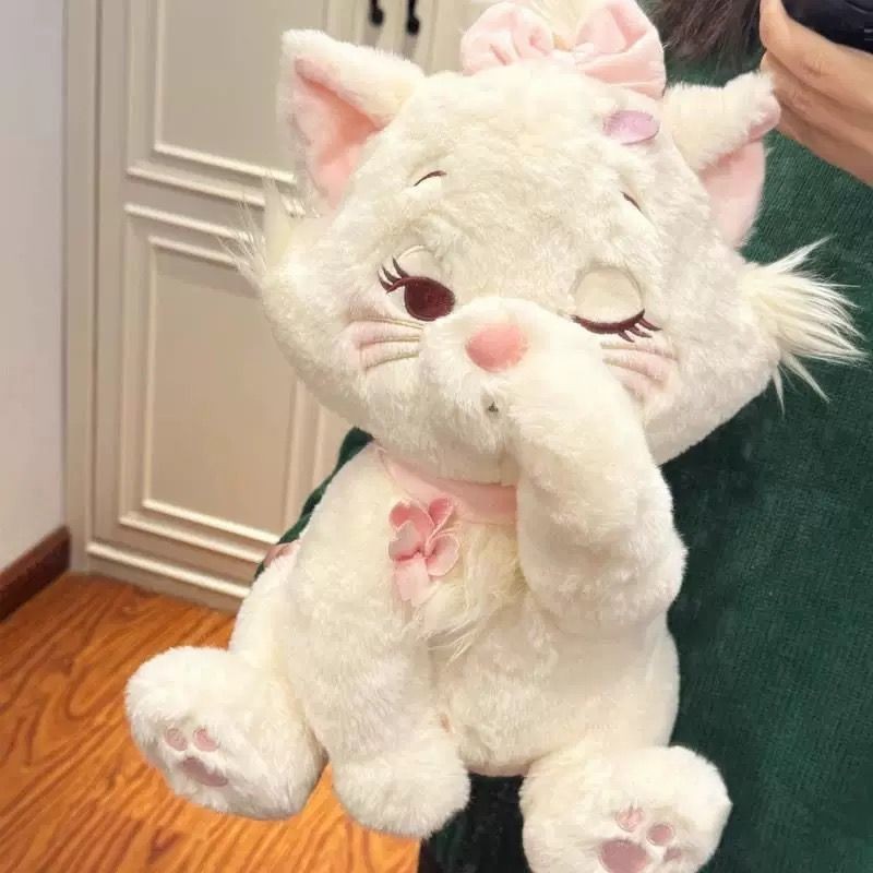 Đồ chơi nhồi bông mèo Marie dễ thương dòng Sakura, đồ chơi nhồi bông dài cho bạn gái, quà sinh nhật cho bạn gái, búp bê đồng hành ngủ Marie Cat