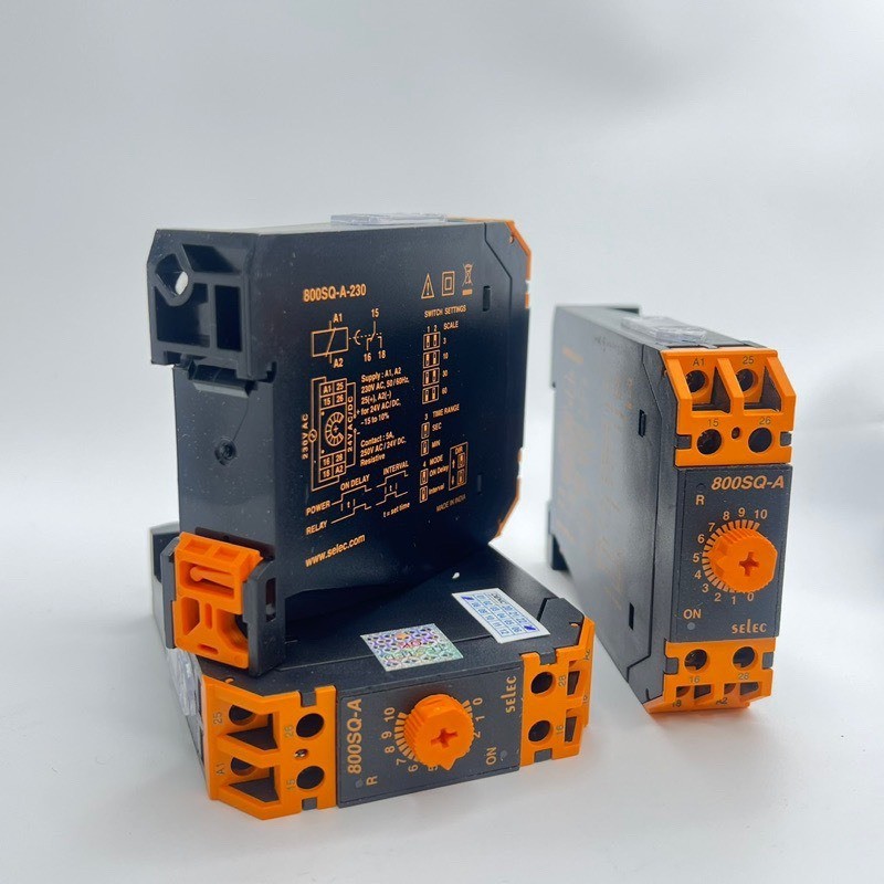 Bộ định thời gian On delay Selec 800SQ-A,bộ định thời Selec 800SQ-A,Timer ON delay 800SQ-A,rơ le thời gian bật trễ Selec