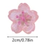 DELMER 10 / 20 / 30 Chiếc Bảng Đẩy Pin, Kẹp Đẩy Sakura 3D Có Thể Tái Sử Dụng, Trang Trí Nhà Cửa DIY Có Hộp Trang Trí Sáng Tạo Đồ Dùng Học Tập Văn Phòng