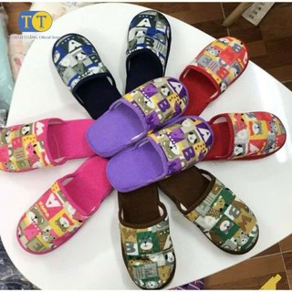 Dép bông đi trong nhà đế xốp cực đẹp Free Size