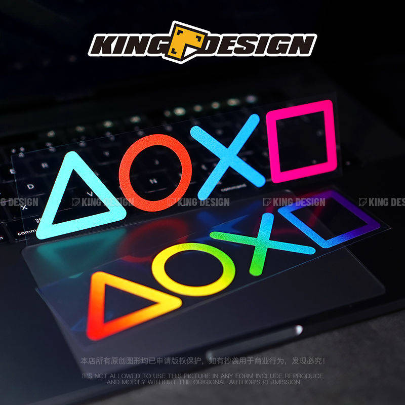Sáng Tạo Dán Xe Ô Tô Sáng Tạo Macro mini Dán Trò Chơi Điện Tử Chủ Đề Xe Kính Chắn Gió Tam Giác Cửa Sổ Phản Quang