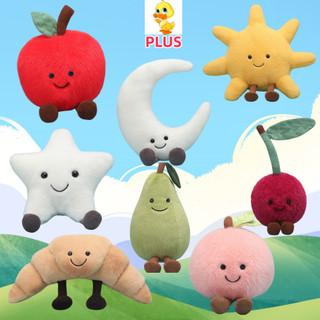 PLUS✨Chất lượng cao✨ Trái Cây Thời Tiết Sang Trọng Đồ Chơi Sáng Tạo Vui Vẻ Apple Cherry Sun Star Sang Trọng Búp Bê Tốt Nghiệp Trao Đổi Quà Tặng Quà Tặng Cho Cặp Đôi