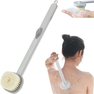 Bàn chải tắm chà Bàn chải tắm tẩy tế bào chết Bàn chải tắm có hộp đựng xà phòng Tay cầm dài Bàn chải tắm chà có thể làm đầy vòi hoa sen tắm lỏng Làm sạch sâu tái sử dụng thay thế tháo rời