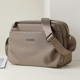 Túi Messenger Nhẹ Nhiều Lớp Túi Nữ Thường Ngày Dung Tích Lớn Túi Đeo Vai Túi Vải Nylon Chống Thấm Nước