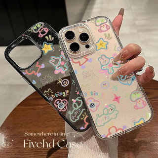 Ins Hàn Quốc Phim Hoạt Hình Ngôi Sao Dễ Thương Thỏ Bling Vỏ Cho iPhone 11 16 16E 15 14 13 12 Pro Xs Max XR X 7 8 Plus SE Vỏ Điện Thoại TPU Mềm Bảo Vệ Nhật Bản Lấp Lánh Trường Hợp HD Trong Suốt