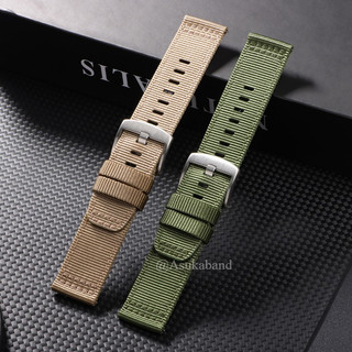 Vải Nylon Dây Đeo Đồng Hồ 22 Mm Cho SEIKO Diver Thạch Anh Cơ Đồng Hồ Phát Hành Nhanh Dây Đeo Đồng Hồ Nam Nữ Mềm Vòng Tay Thể Thao Đen Xám Sọc