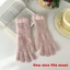 Găng tay ấm áp JVSUB, Găng tay dệt kim mùa đông màn hình cảm ứng phong cách Hàn Quốc, Găng tay toàn ngón tay Cashmere mềm mại bền bỉ mùa đông