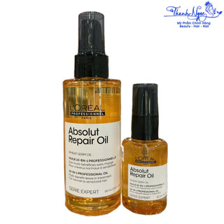Tinh dầu dưỡng tóc siêu mềm mượt L'oreal Absolut Repair Oil 30ml ( New 2026 ) [ TN ]