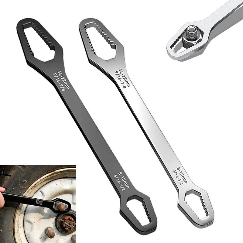 S50 Sờ lê Torx đa năng Độ dày Tự thắt chặt Bảng cờ lê có thể điều chỉnh Hai đầu Torx Sờ lê FE123