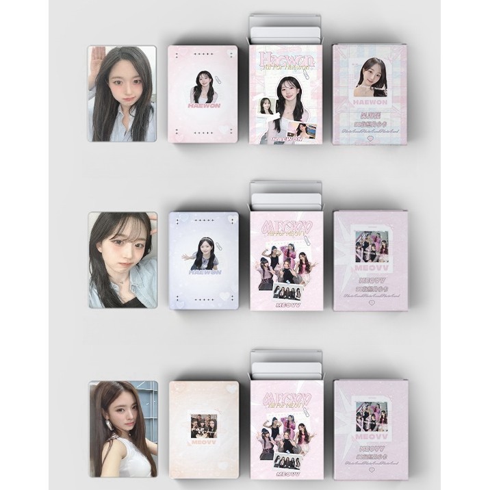 50 / 55 / 60 Chiếc NMIXX Photocards Laser Hologram Lomo Cards LILY HAEWON SULLYOON BAE JIWOO KYUJIN Bưu Thiếp Ba Chiều YM