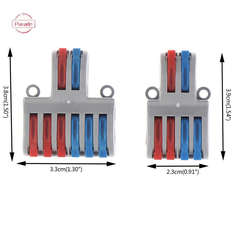 Parade Spring Lever Terminal Block Đầu nối dây cáp điện PCT-222 SPL-62 SPL kq VN