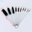 Bộ cọ làm sạch ống hút tóc mềm không gỉ Bộ lông Nylon Ống hút chai ống [BK]