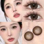 （-0°-600°）🌈ZM 🌈/Set 2 Kính Áp Tròng Màu tím/đen/xám thời trang contact lens hợp lệ 6 tháng YXPDD015
