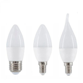 Bóng Đèn LED Nến E12 E14 E27 SMD2835 220V Đèn Tiết Kiệm Năng Lượng Cho Đèn LED Chiếu Sáng Gia Đình 3W 5W 7W