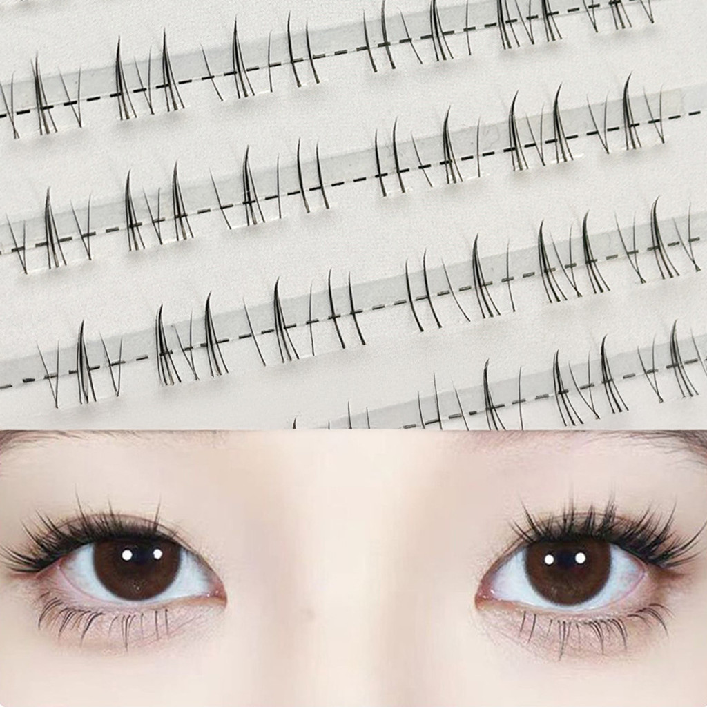 Phần mở rộng lông mi phía dưới 6mm Cụm lông mi chống nước hàng ngày cho cuộc sống hàng ngày hoặc những dịp quan trọng